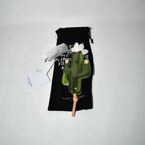 Kurt Geiger London Cactus Bag Charm in Green #4713175979 NWT